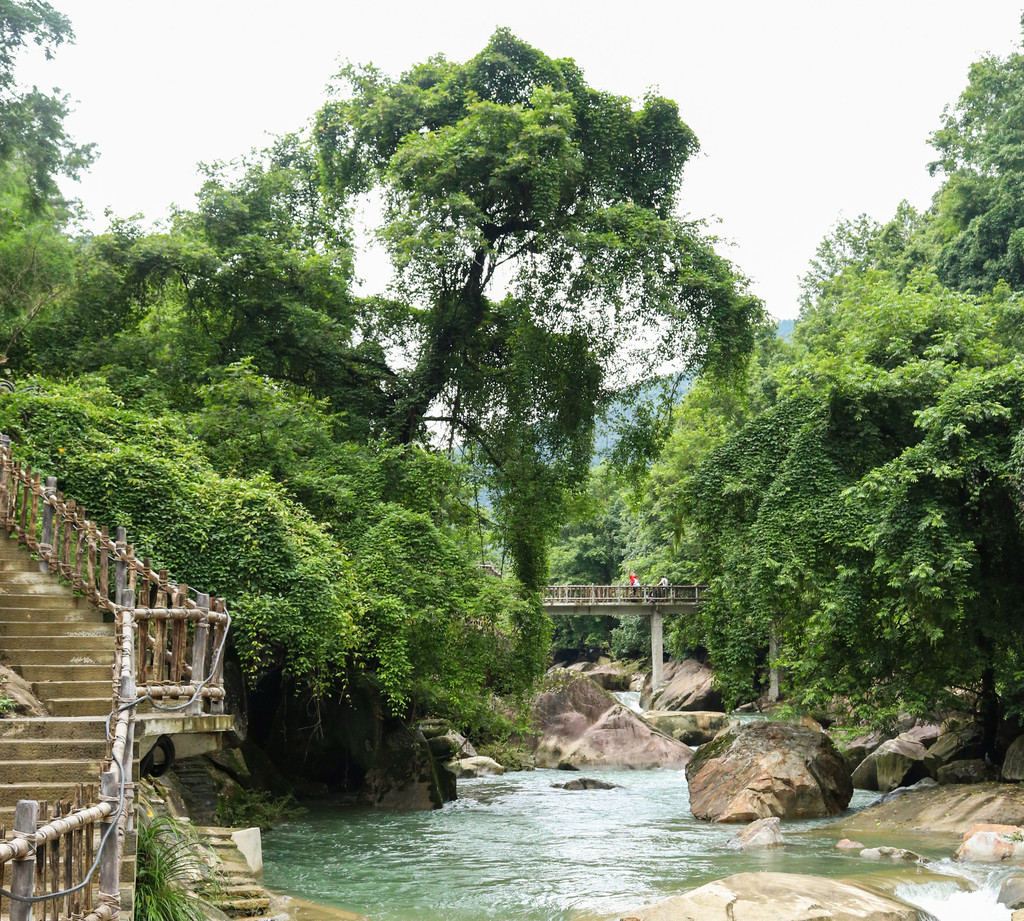 避暑旅游小众景点|江西上饶望仙峡谷小镇,家庭游山玩水首选地