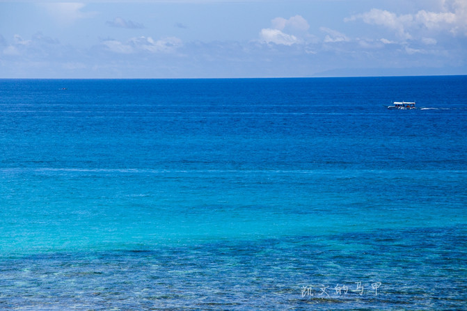 清澈的海水