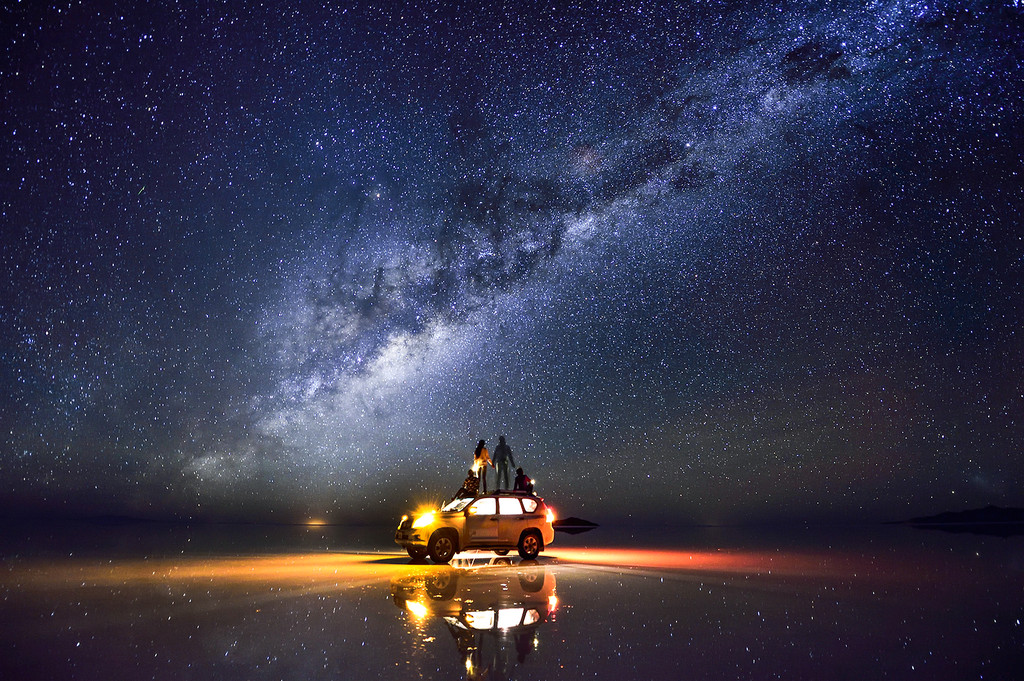 玻利维亚天空之镜图片