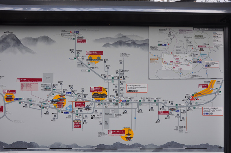 (可直接复制入日本yahoo地图):和歌山県伊都郡高野町大字高野山132