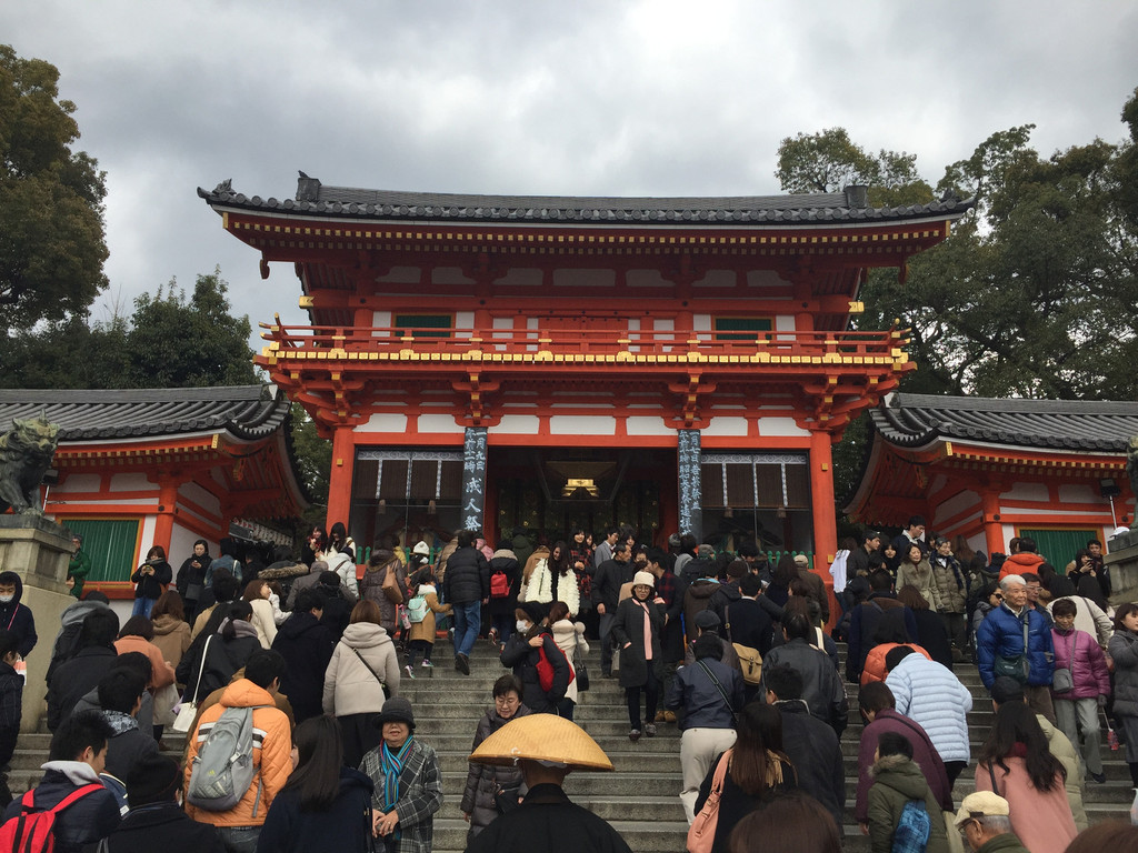 京都:2017年元旦跨年(寺庙 神社参拜起来吧!170103)