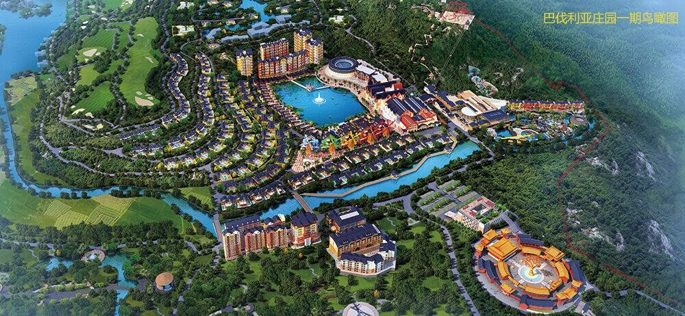 巴伐利亚庄园位于河源市源城区,埔前高速路口500米处,距,深圳
