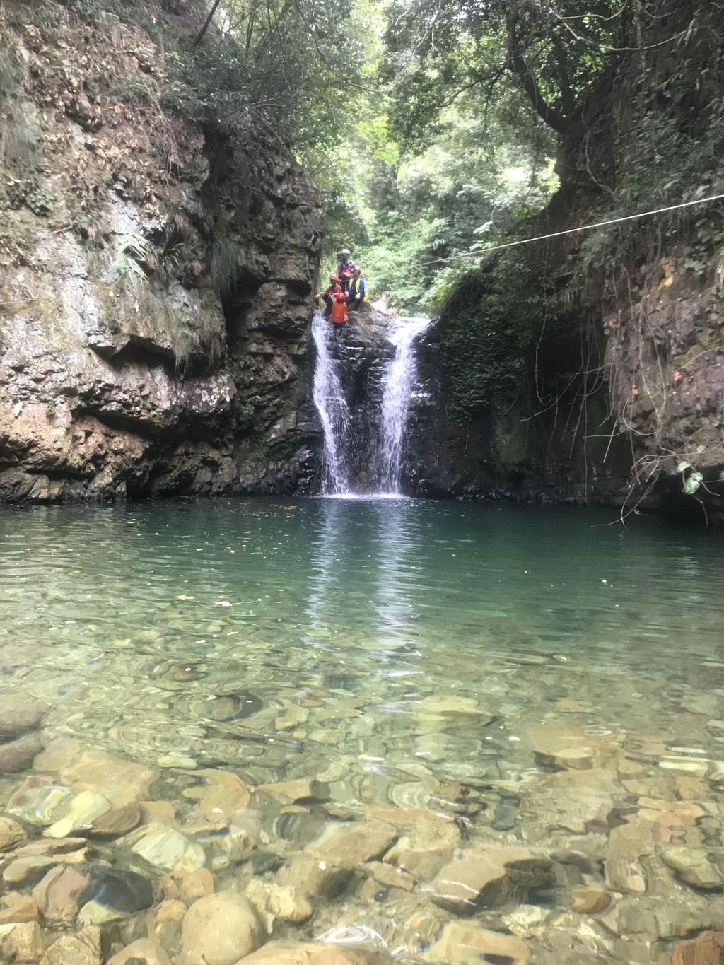 张峻皓的首航---八台山溪降