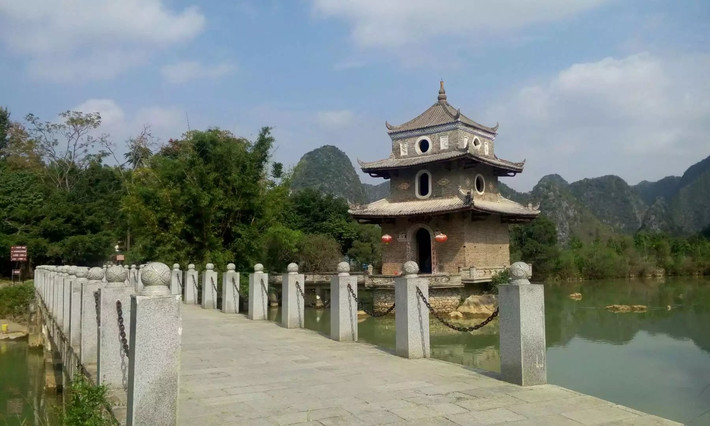 田阳田州古城,靖西旧州景区,鹅泉三日游