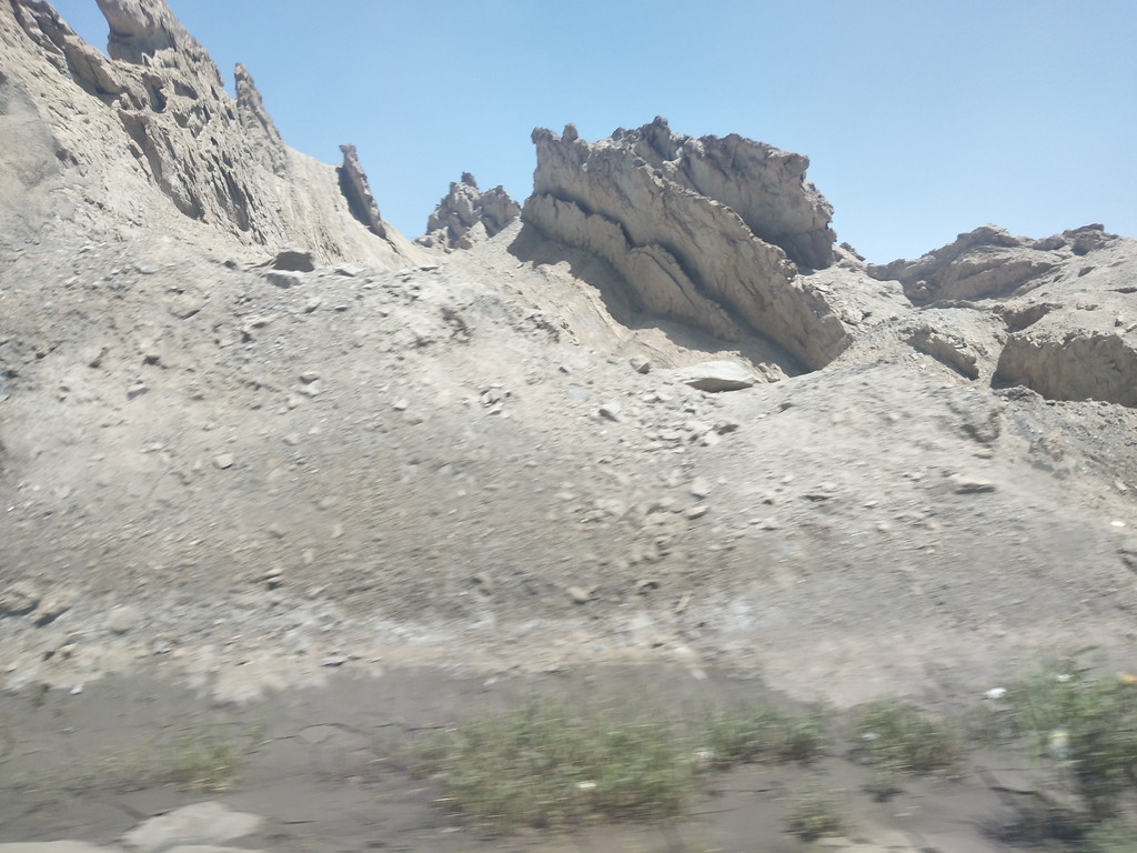 风蚀地貌的土山