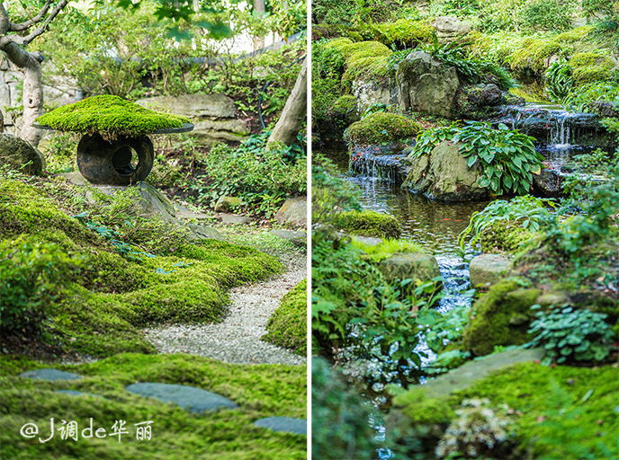 一方园地里的小桥流水人家尽显山水禅意,以小见大,独自成景.