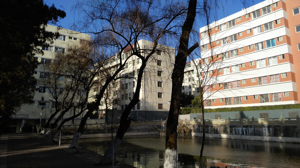 西昌学院(北校区)内景:在学院最里面的楼栋