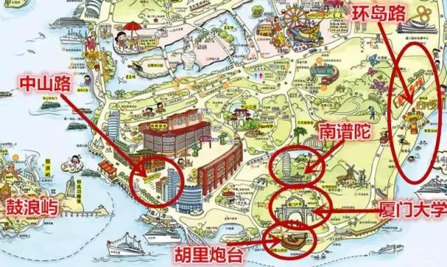 厦门大学——演武大桥观景平台——猫街 第三天:胡里山炮台——曾厝垵
