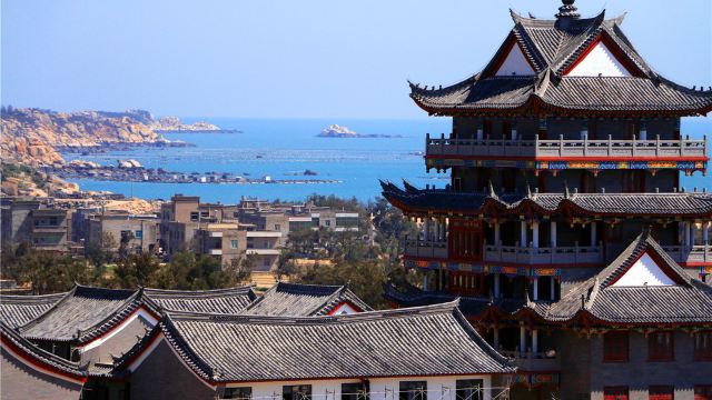 1分 (28条点评) 75 海坛古城位于福建省——平潭岛,坐落于