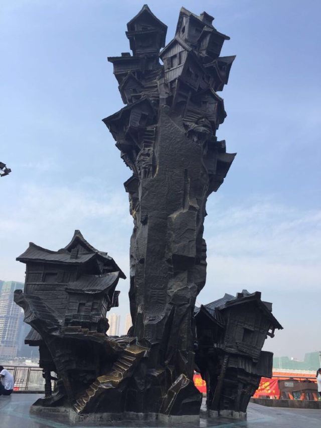 重庆古城.武隆vs火锅.串串香.小面-古迹美食游