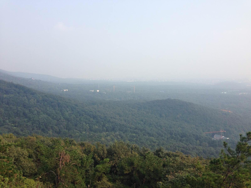 钟山风景名胜区 南京紫金山更有名气吧,坐上缆车远眺一下