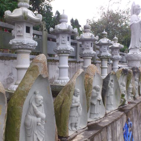 hzm:云霄风景之列屿灵鹫寺,剑石岩