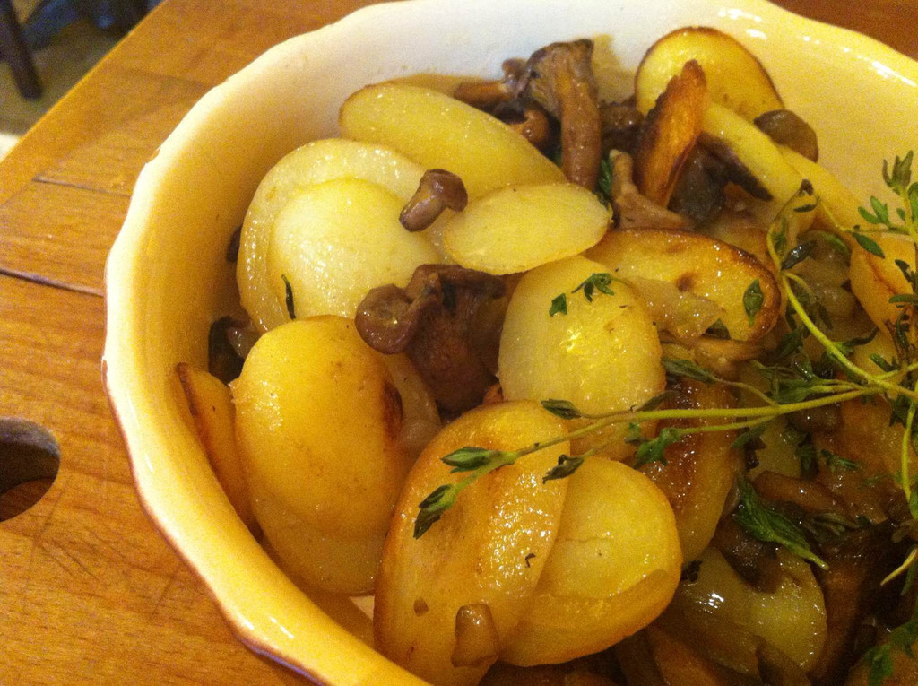 土豆炒蘑菇