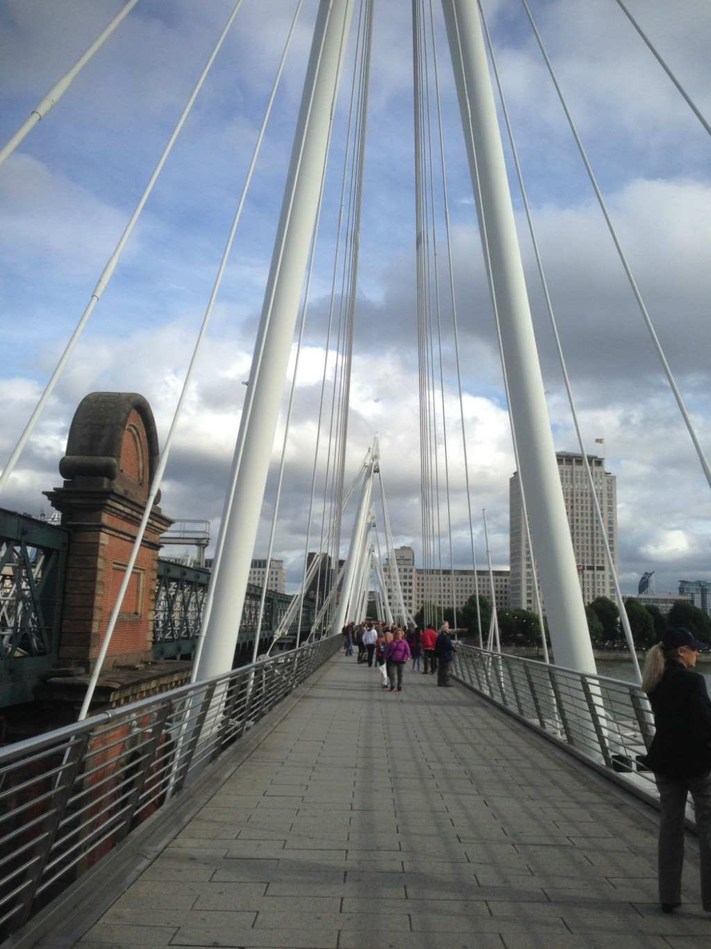 bridge与westminster bridge之间,桥的北端就是charing cross station