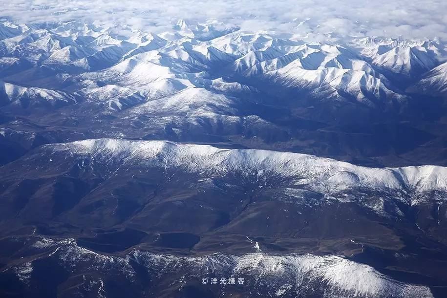 我要当网红#成都飞林芝,空中俯瞰青藏高原秀美的雪域风光