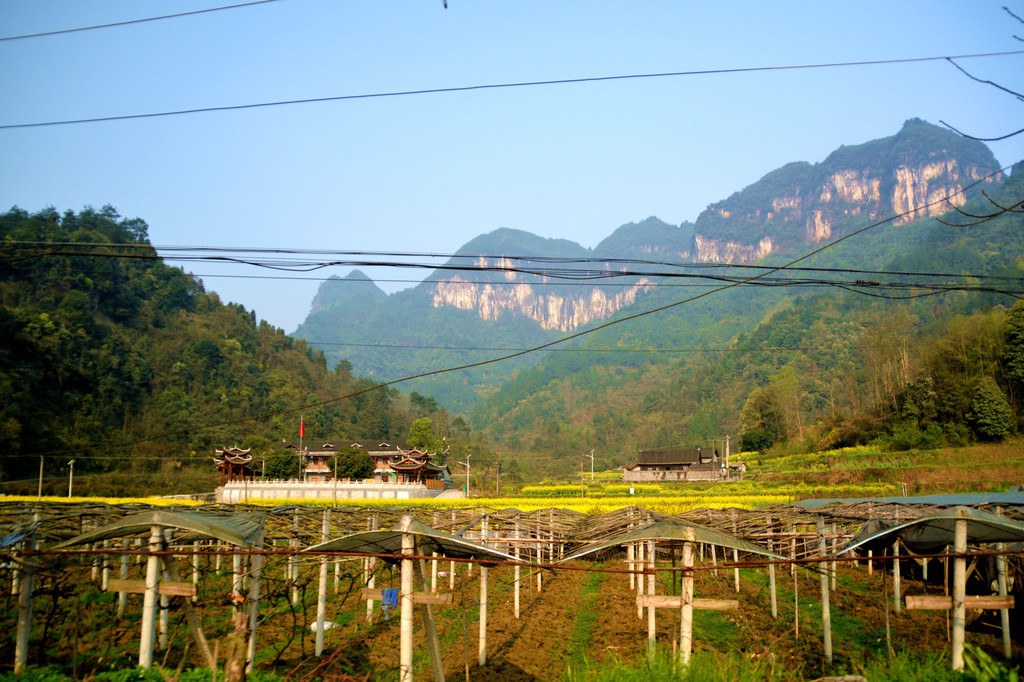 湖南,矮寨旅游.