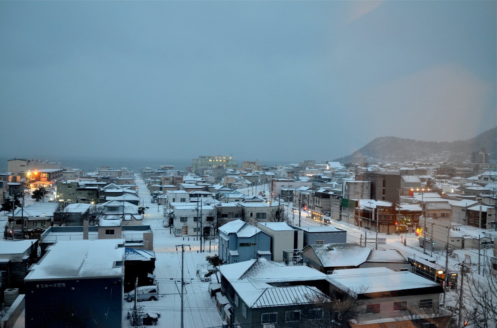 北海道の初雪 北海道雪景温泉11天自助游