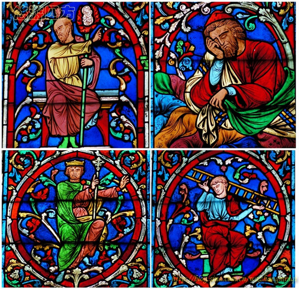 如同一位中世纪教徒所说的那样:彩绘玻璃窗"为不识字而无法阅读《圣经