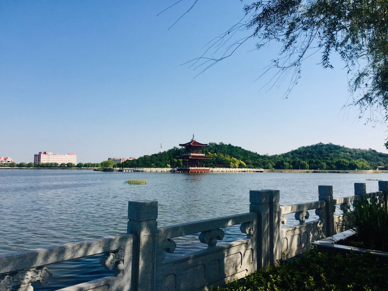 天津大港最美最长的环湖健身步道,环湖看山,山水相连,一步一景,一景一