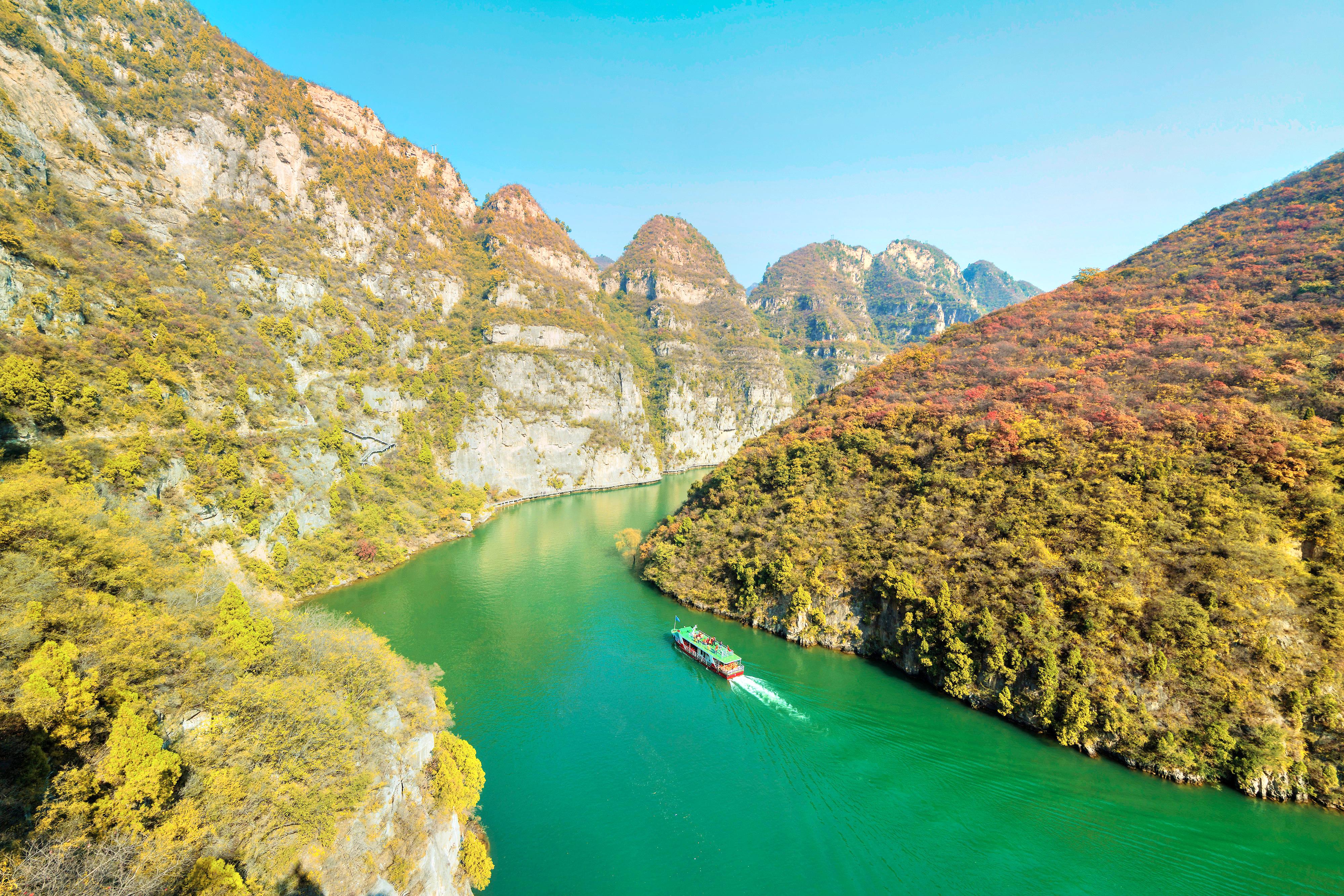 中国云台山世界地质公园青天河园...