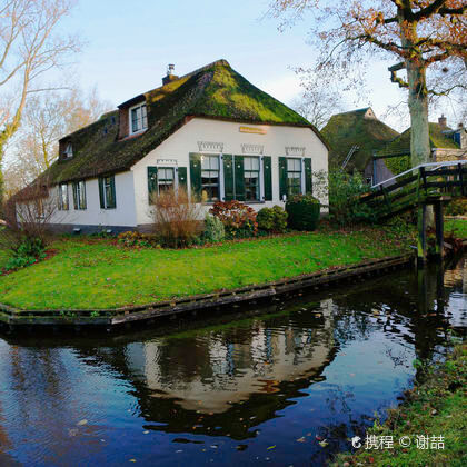 荷兰北荷兰省阿姆斯特丹羊角村+福伦丹一日游