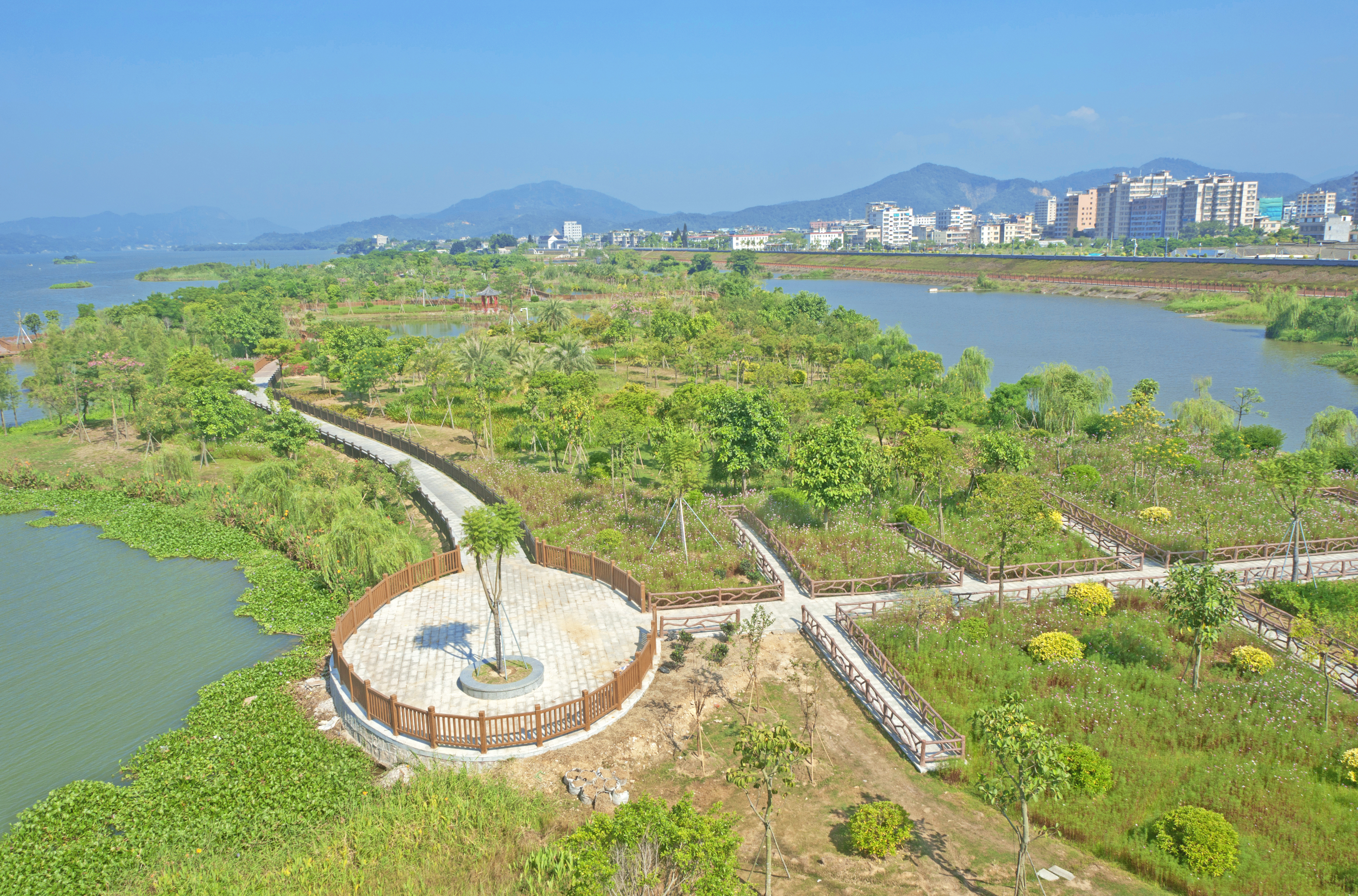 韩江金山大桥湿地公园