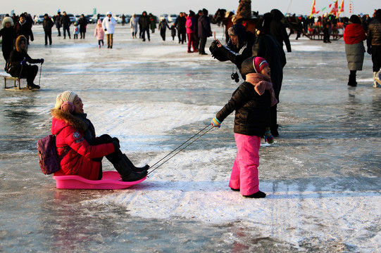 简谱查干湖_查干湖冬捕