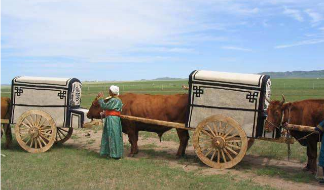 蒙古高原勒勒车图片图片