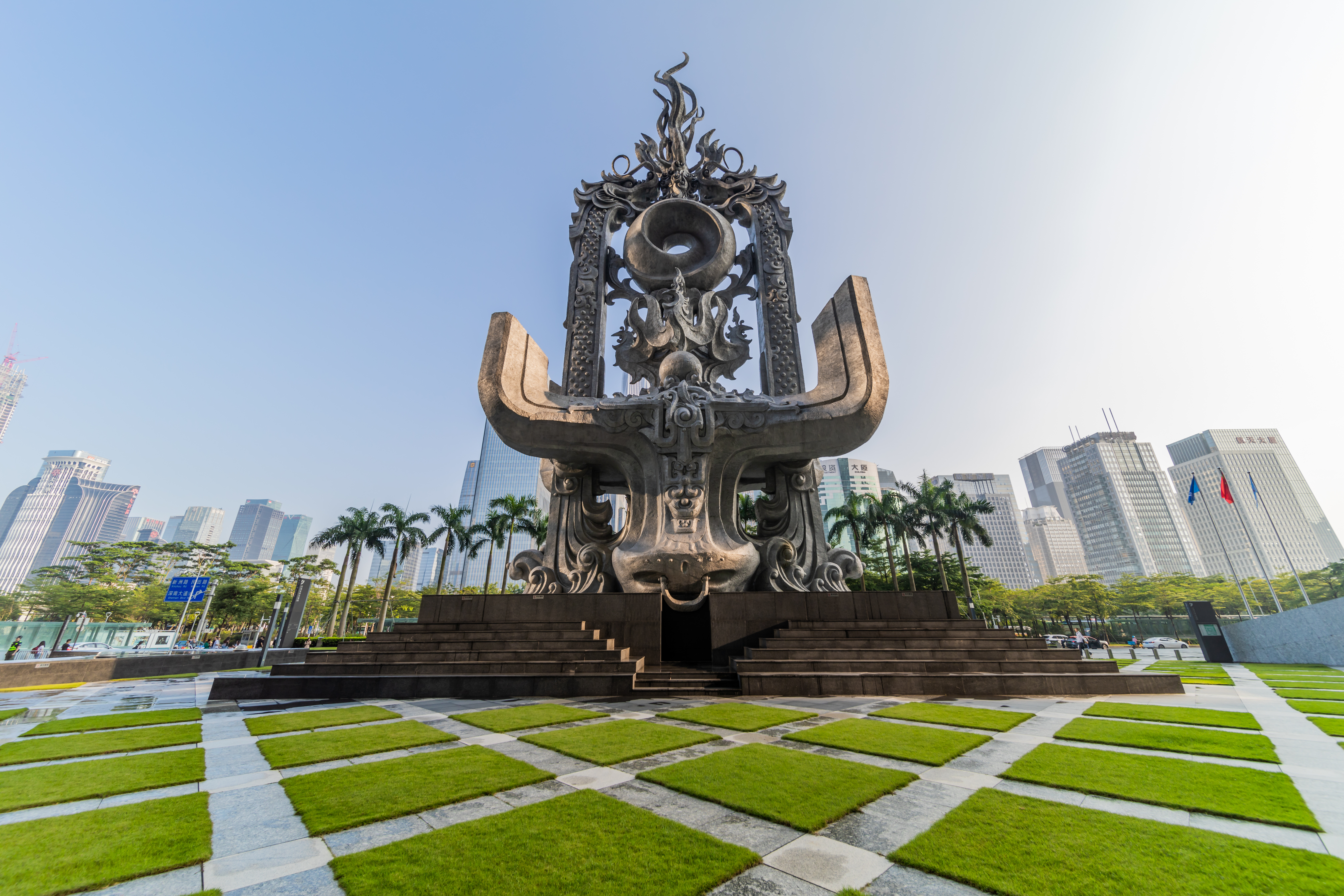 深圳证券交易所广场-雕塑群
