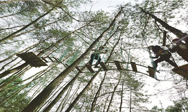 陡沙河穿越丛林户外拓展