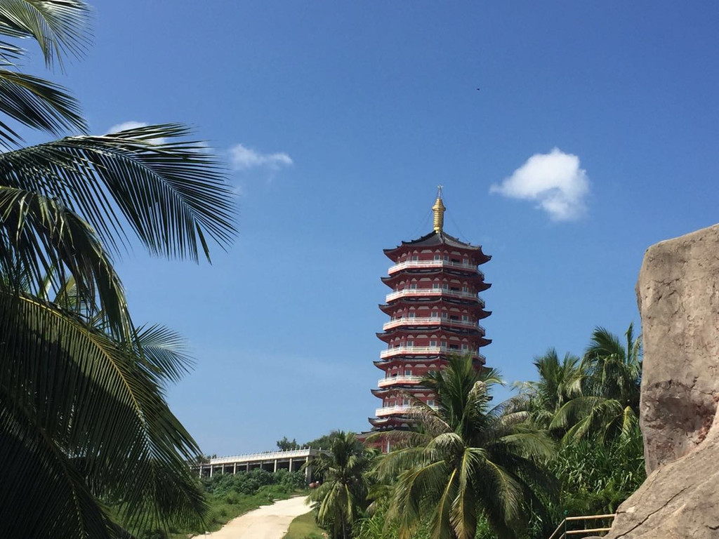 三亞南山景區.108米高的南海觀音.南山寺