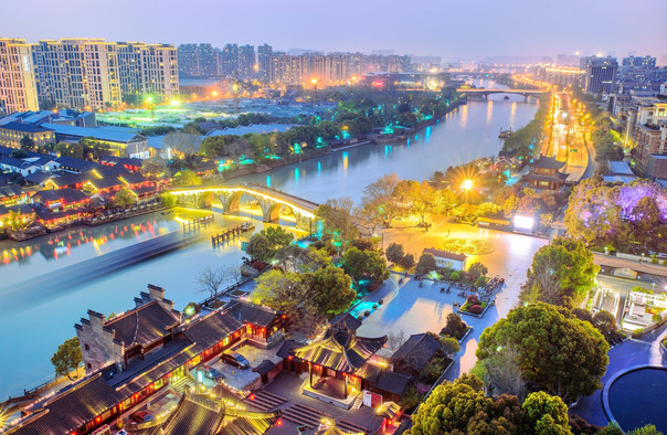 杭州运河夜游