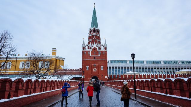 克里姆林宫 the moscow kremlin