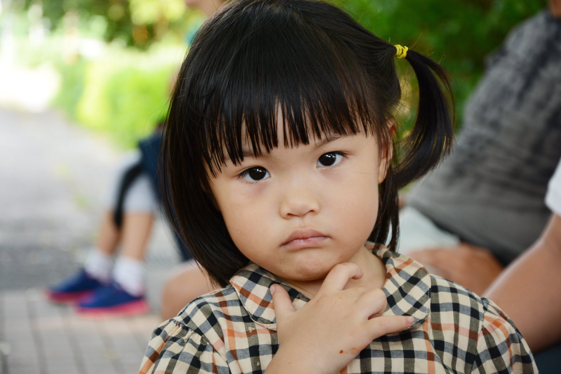 老兵第三代,小女孩的爷爷是49年到的台湾. 眷村文化馆