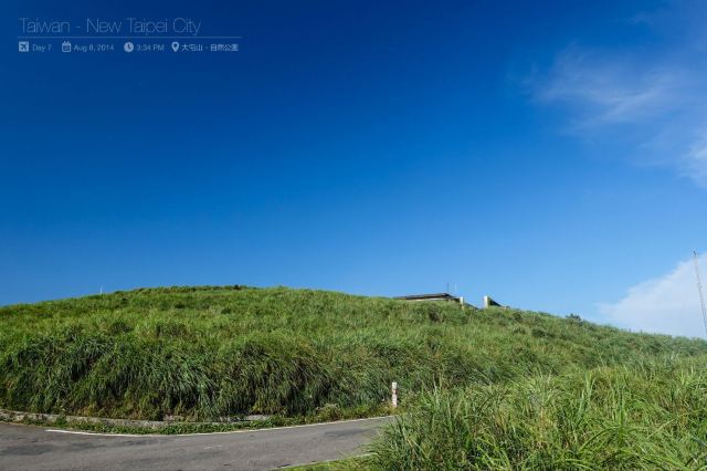 臺灣八天環島,一半藍色一半綠色