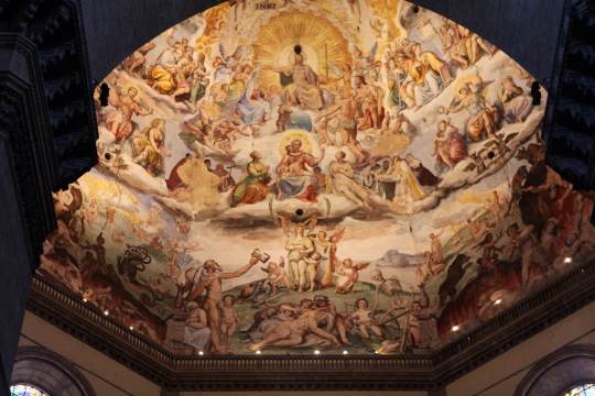 穹顶画"末日审判"~ 圣母百花大教堂