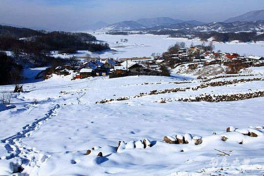 【吉林】插树岭松花湖畔的冰雪慢生活
