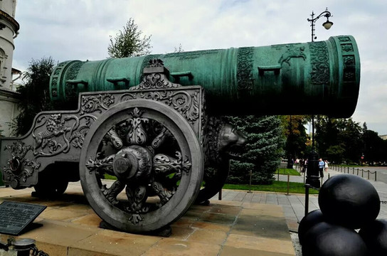 十九世纪的青铜大炮,炮王. 据说这青铜炮因太大从未使用过.