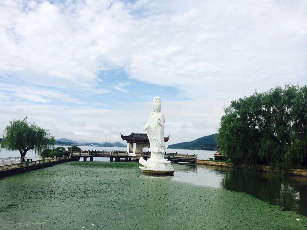 水上观音 东钱湖小普陀