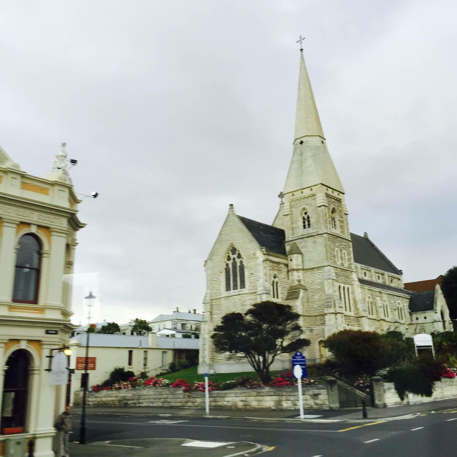 奥马鲁小镇非常安静 满街都是英式建筑 特别有情调 奥马鲁