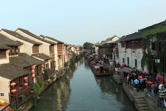 朝朝暮暮想见到的水乡 山塘街