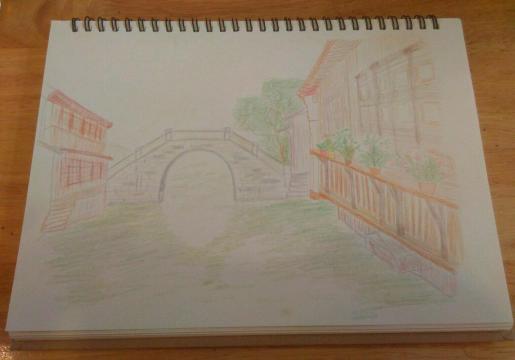 江南的古街,依水而建. 平江路