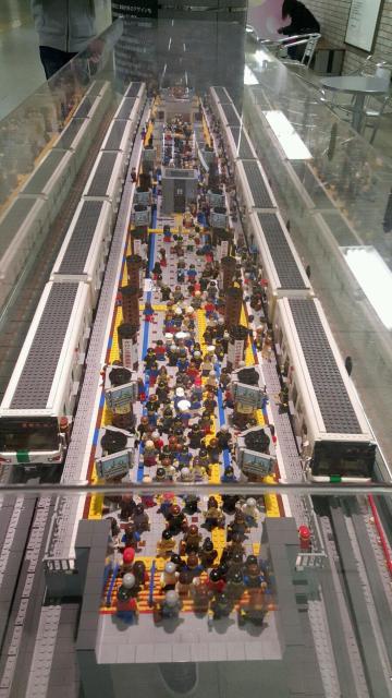 lego模拟的大通地铁站 札幌站