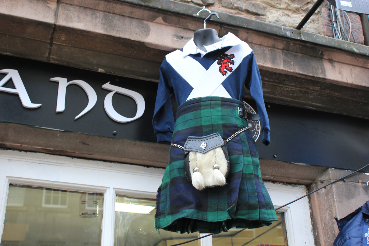 典型的苏格兰裙 苏格兰