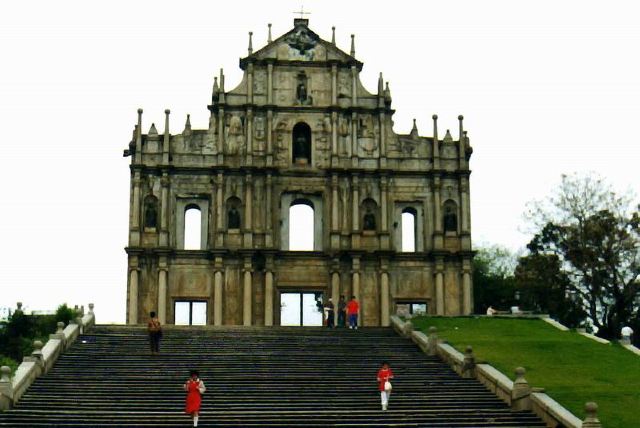 1999年的大三巴牌坊